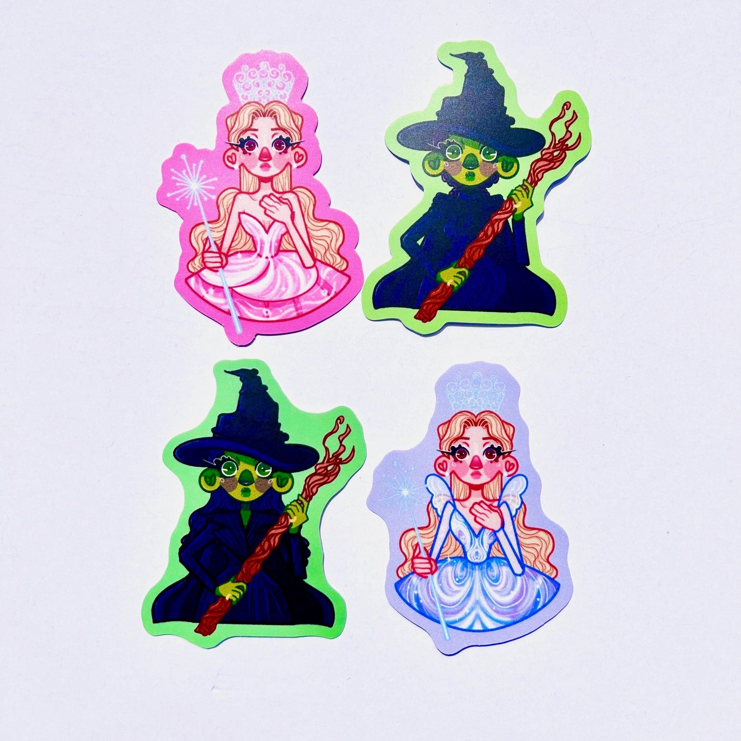 Elphaba and Glinda - Wicked Stickers