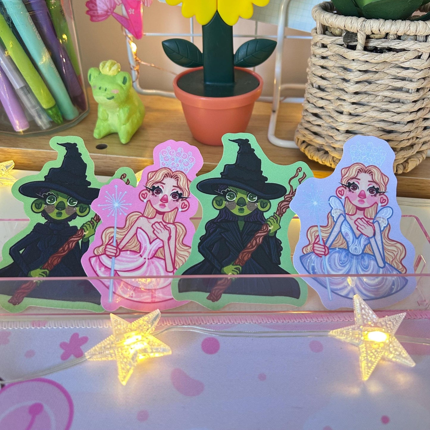 Elphaba and Glinda - Wicked Stickers