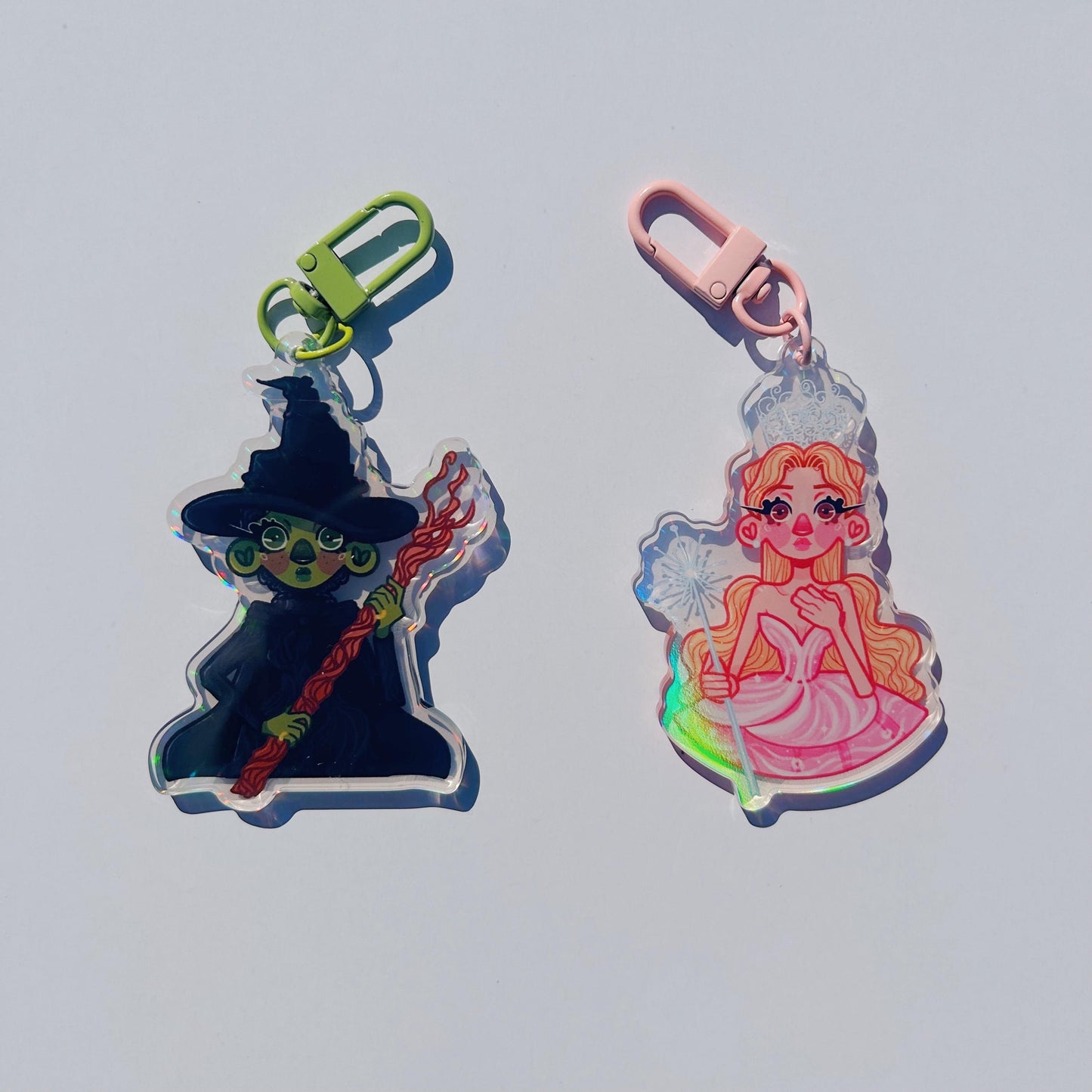 Holographic Wicked Keychains