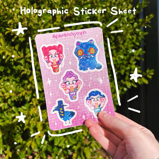 Holographic HUNTR/X Sticker Sheet