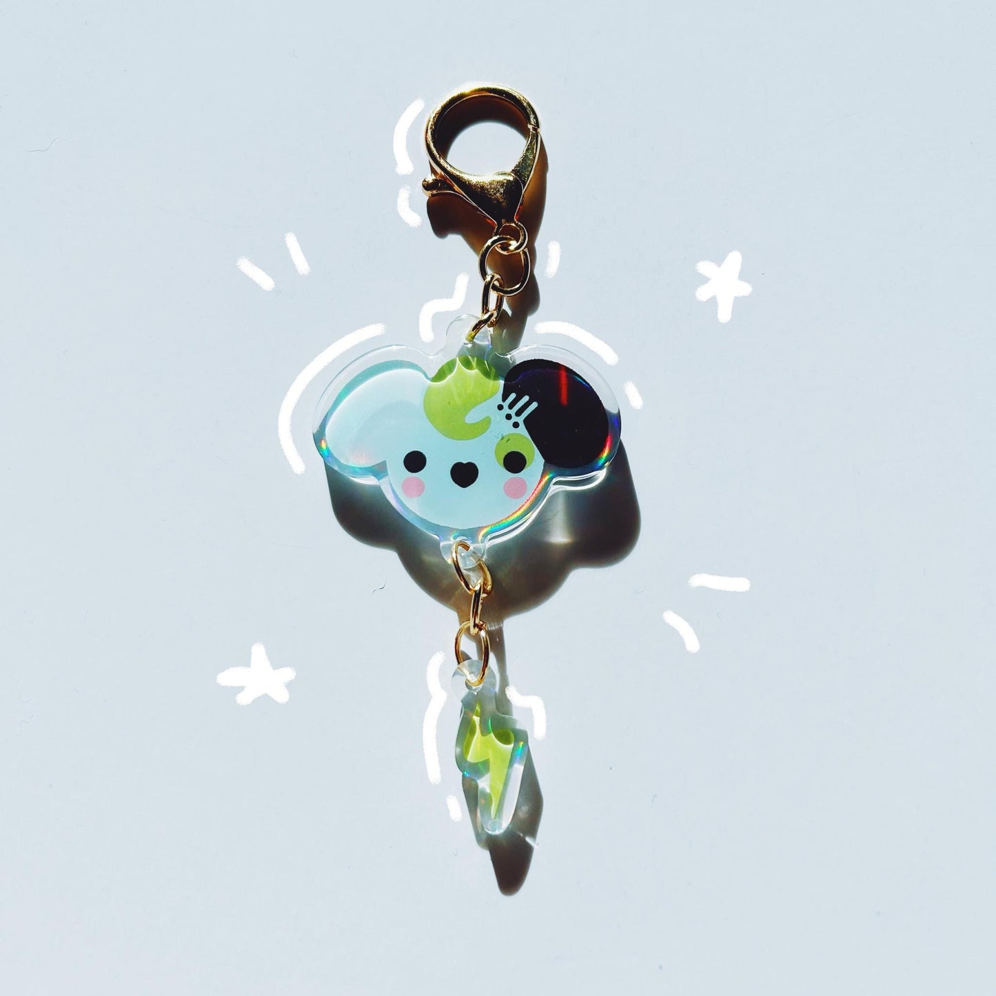 Holographic Monster High Pet Charms