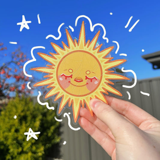 Cute Sun Catcher Window Decal