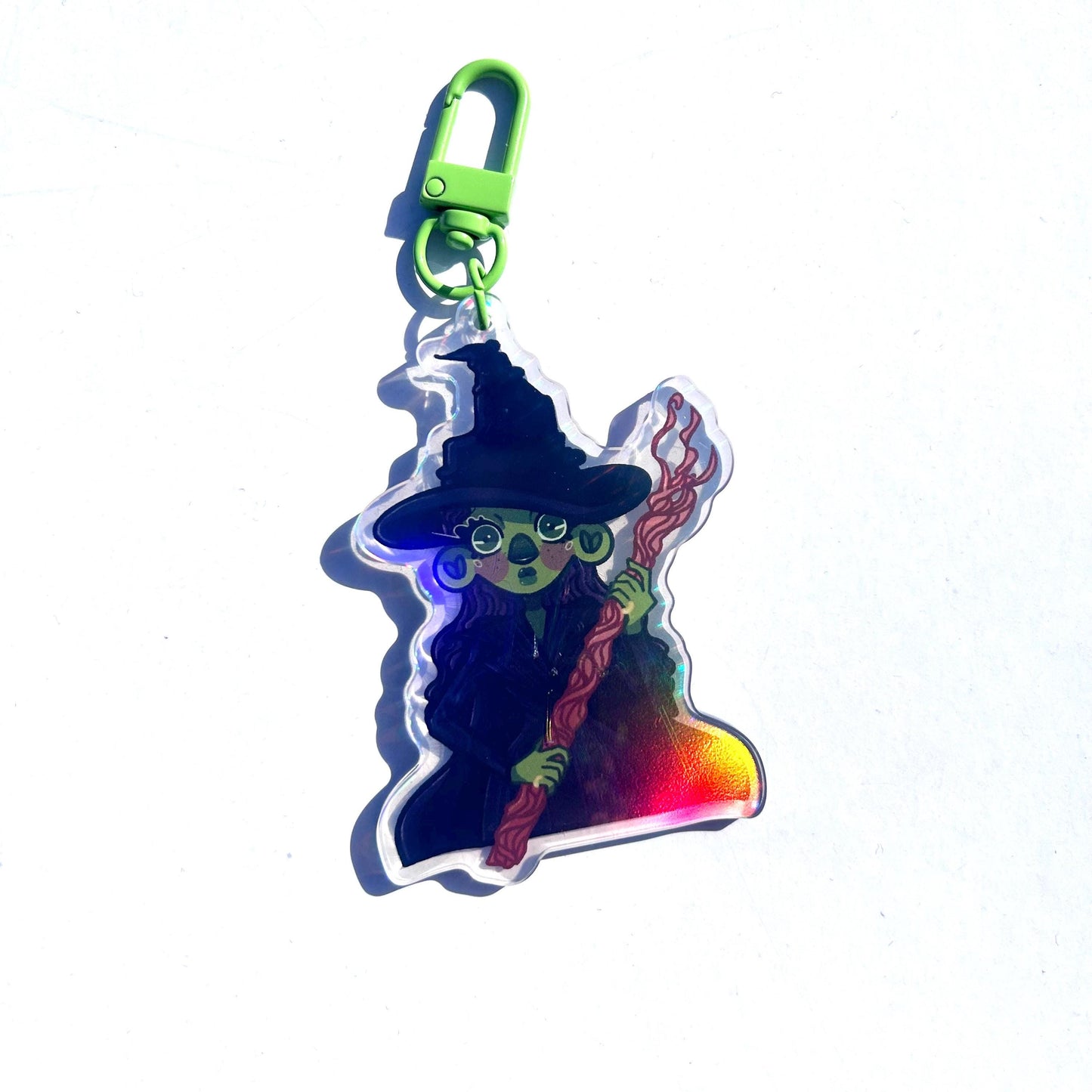 Holographic Wicked Keychains