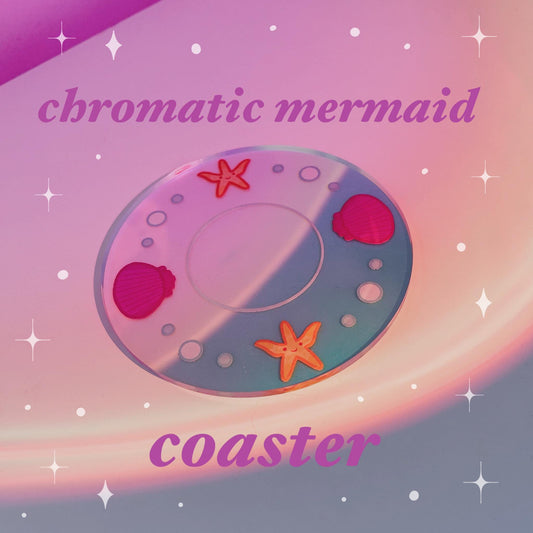 Chromatic Mermaid Coaster