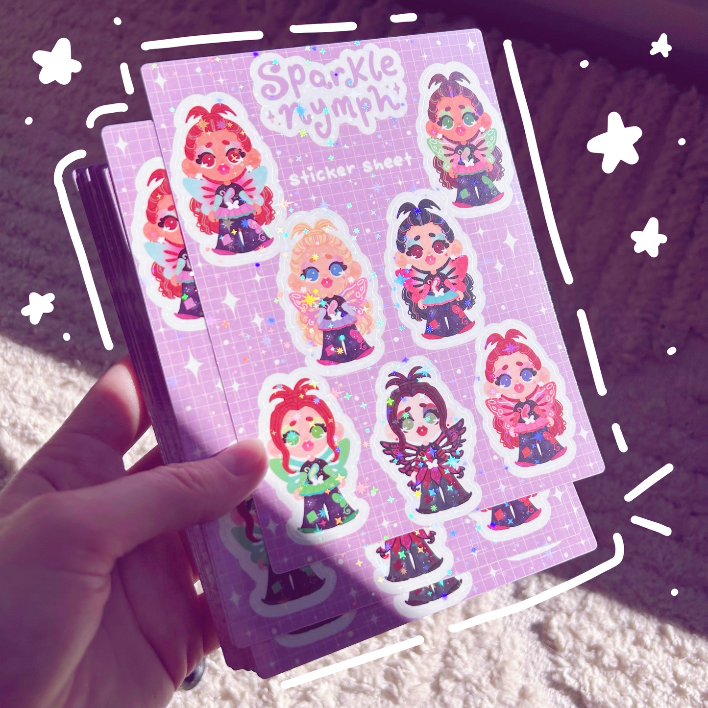 Holographic Bratz Sticker Sheet