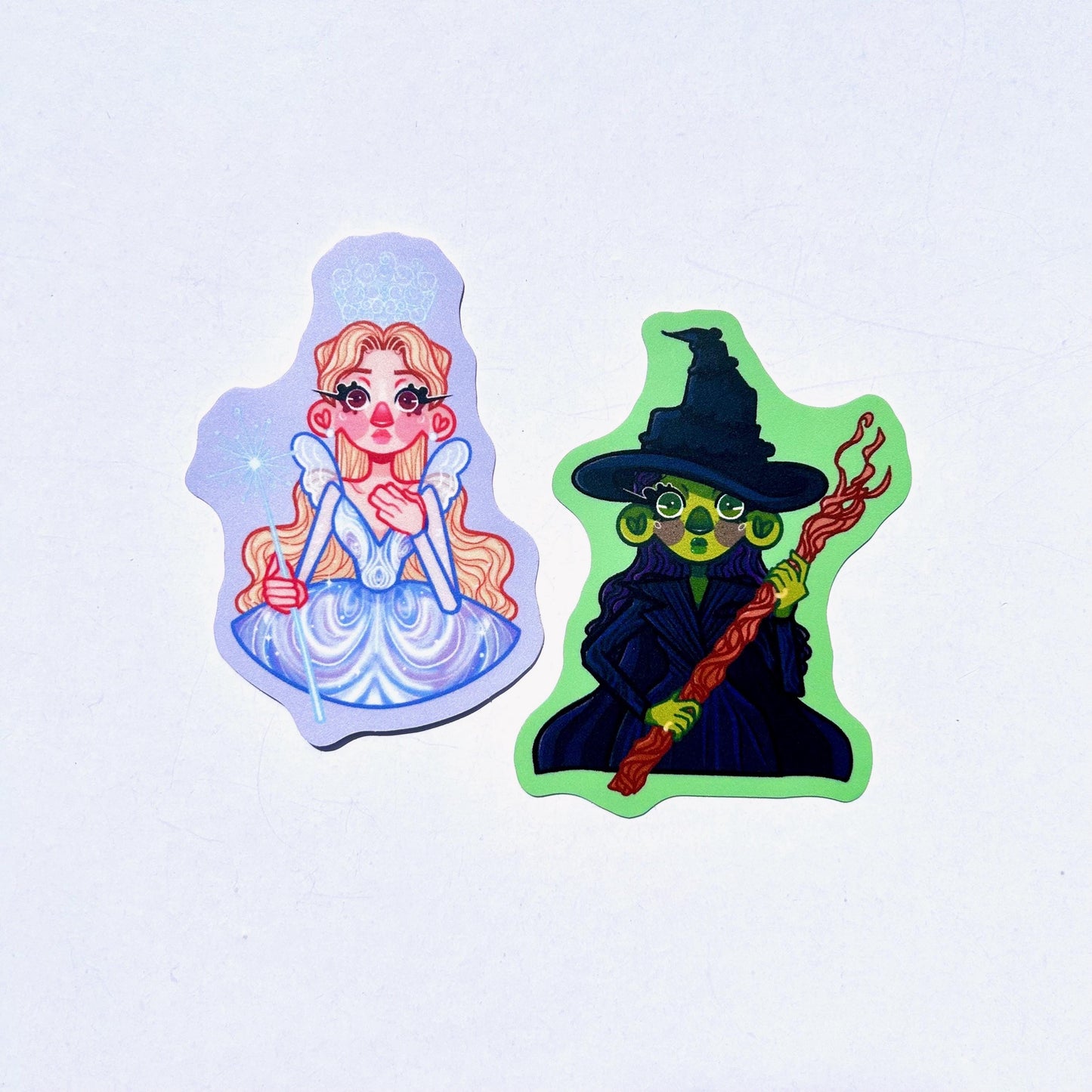 Elphaba and Glinda - Wicked Stickers