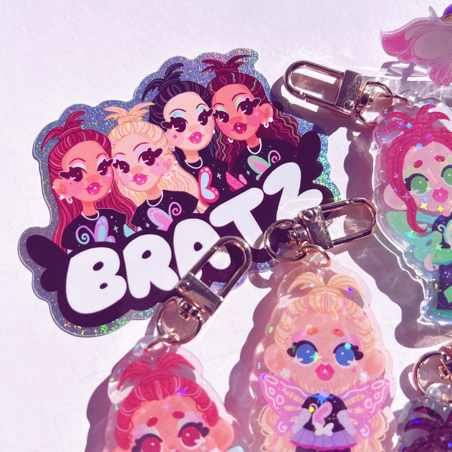 Bratz Sparkly Holo Die Cut Sticker