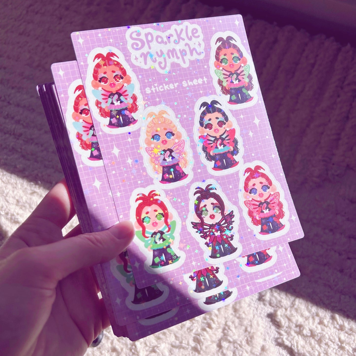 Holographic Bratz Sticker Sheet
