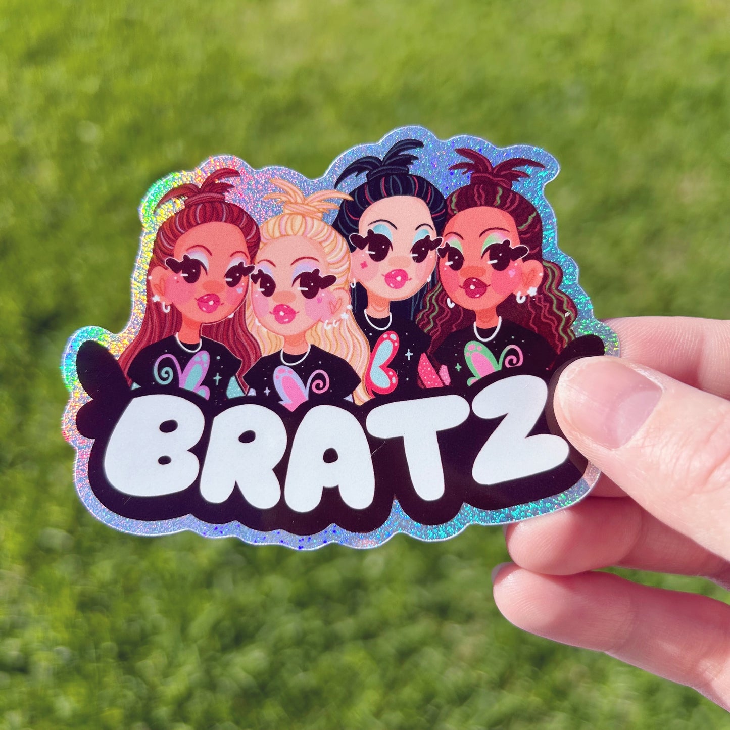Bratz Sparkly Holo Die Cut Sticker