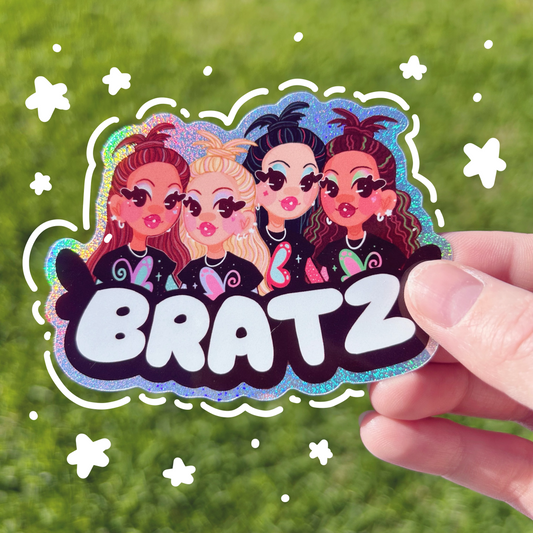 Bratz Sparkly Holo Die Cut Sticker