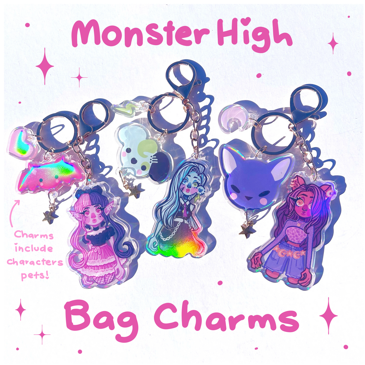Monster High Bag Charms