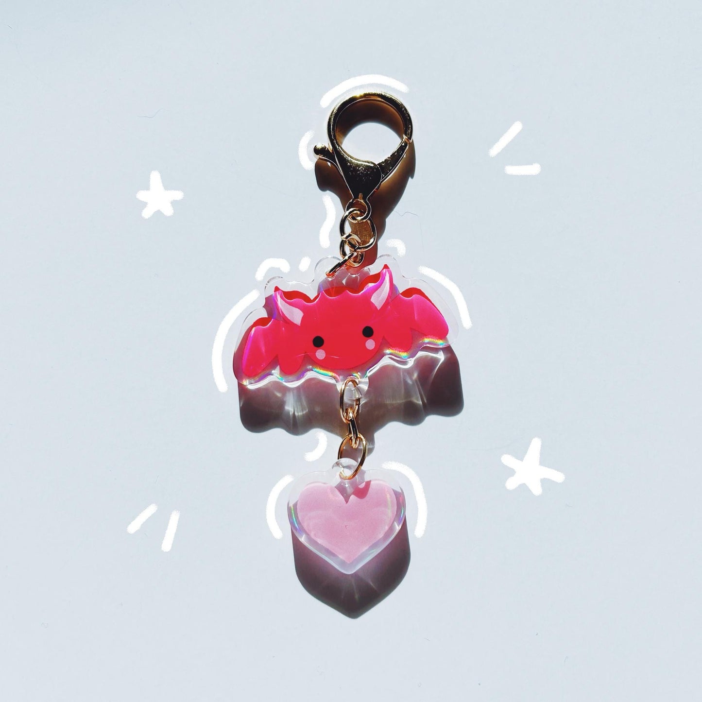 Holographic Monster High Pet Charms