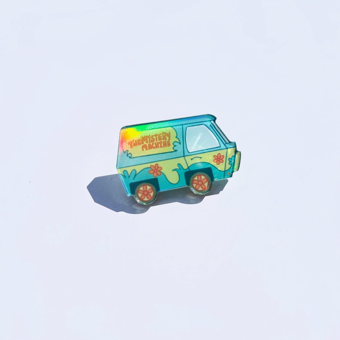 Mini Holographic Mystery Machine Pin