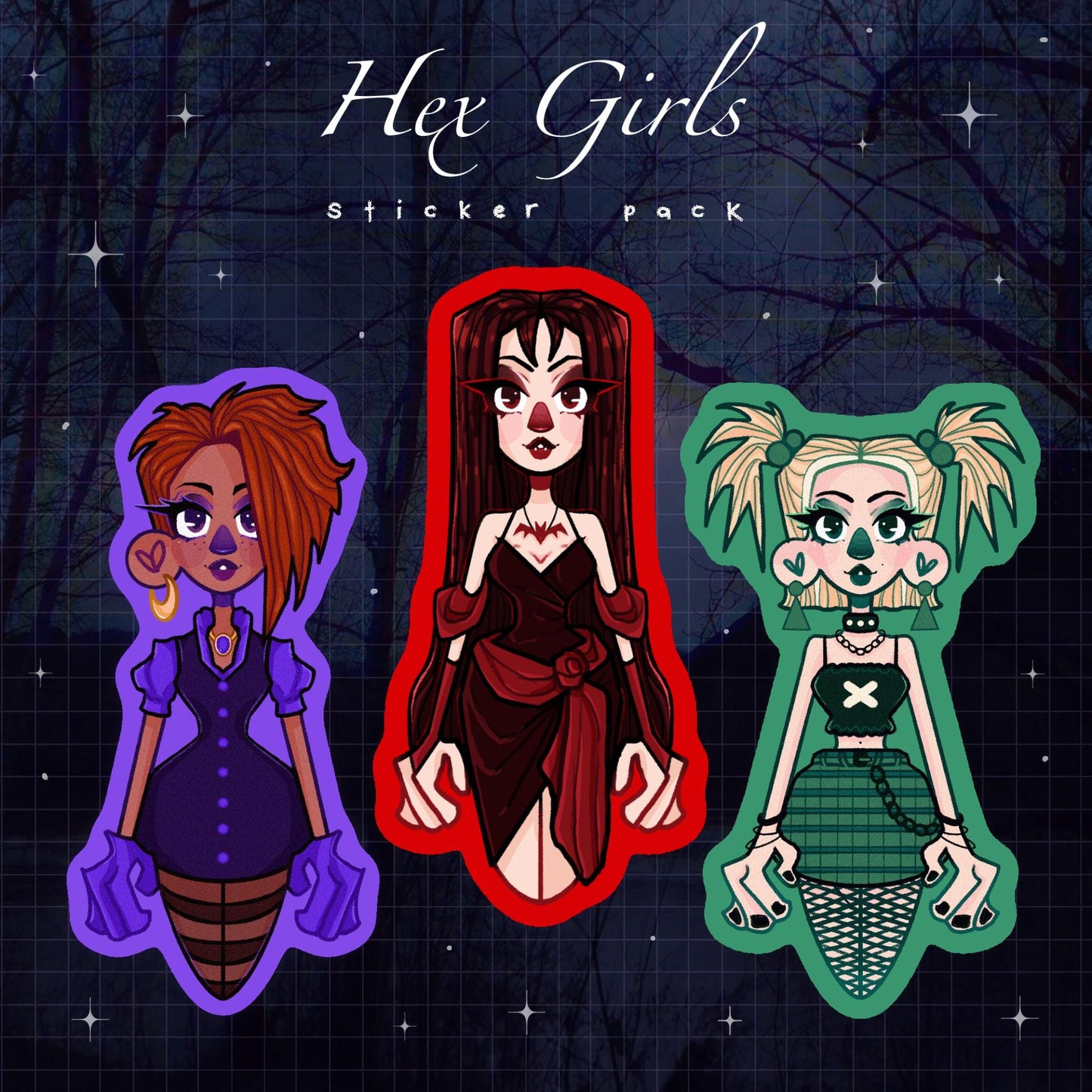 Scooby Doo - Hex Girl Stickers