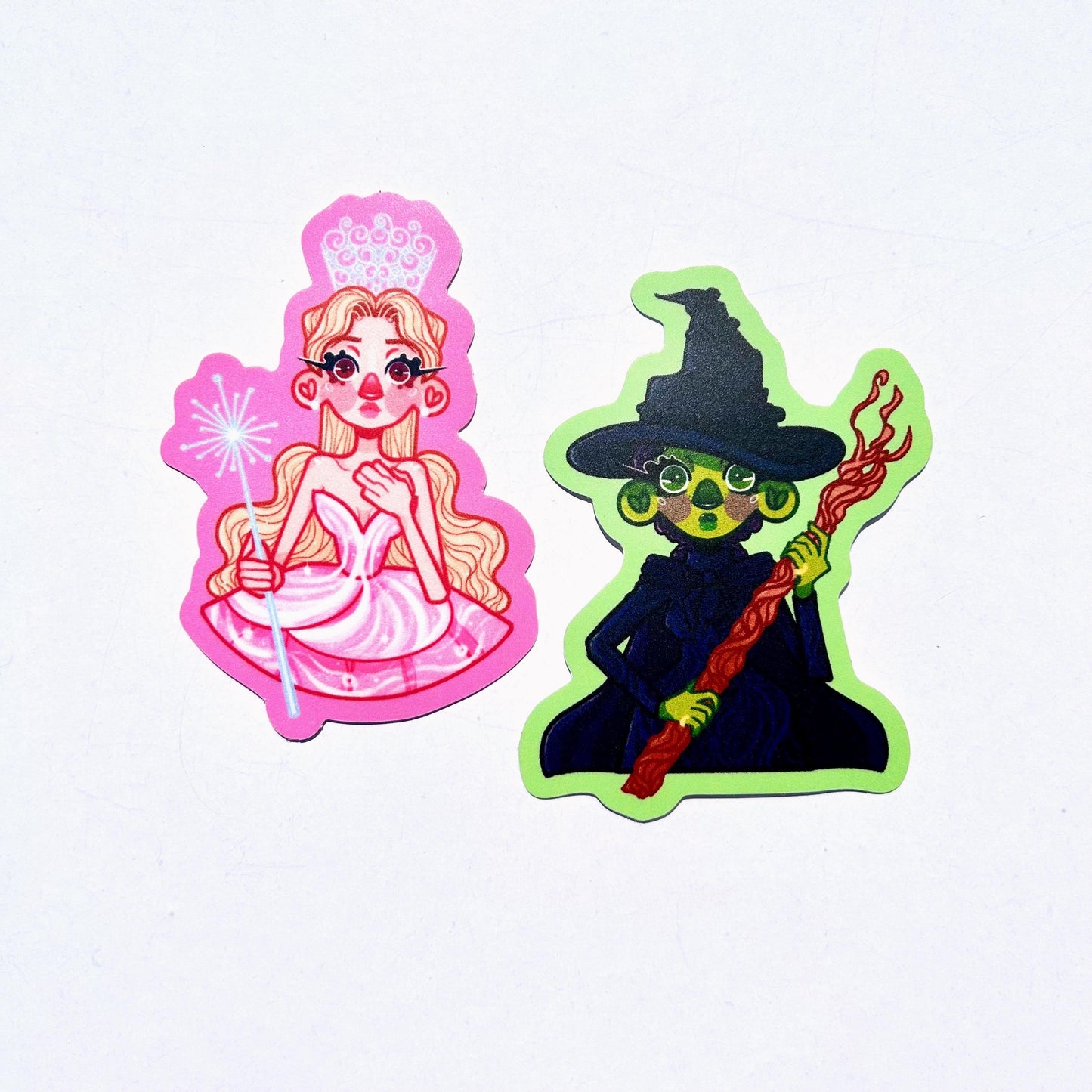 Elphaba and Glinda - Wicked Stickers